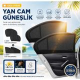 1001 Güneşlik Araba Perdesi Yan Cam Perde Güneş Önleyici Oto Içi Güneşliği Için Sinekliği (2