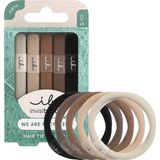 1001 Hair Tie Mocha 5 Adet Saç Lastiği
