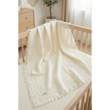 1001 Hamur Bebek Muslin Pıke 85X100 cm EKRU%100 Pamuklu - --