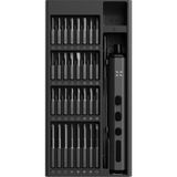 1001 Hassas Şarjlı Otomatik Tornavida Vidalama Seti 5 Nm Tork Screwdriver 68 Parça X6832 - ölçü