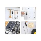 1001 Hediye 57855210127276980184975 Npt16B Geniş Ekranlı Dijital Gıda Termometresi, Hızlı Okuma, Uzun Çelik Problu Et, Mutfak Ve Bebek Maması Derecesi Ahşap