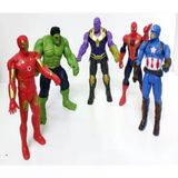 1001 Hediye Thanos Örümcek Adam Ironman Hulk Oyuncak 5Li Set 15 Cm