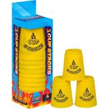 1001 Hediyecik Cup Stacks Hızlı Bardaklar Bardak Oyunu Sarı 12 Adet