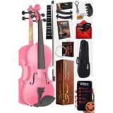 1001 HGA34PİNK-TYS Pembe 3/4 Çocuk Kemanı Full Set (10-13 Yaş Için)