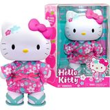 1001 HKTJ5000 Kimono Bebek, 32 cm Boy 5 Eklem Noktalı Bebek, Güzel Bir Kimono ve Çekme Sandaleti Giyiy