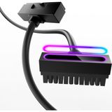1001 HYDRUS-24PIN Pc Psu Uzatma Kablosu Argb Led, Bakır Tel Anakart Güç Uzatma Kablosu Entegre Minimal - özellık