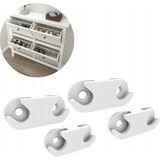 1001 Ikea Hemnes Parça #110364 ile Uyumlu Ayakkabı Dolabı Menteşe Yedek Parçası (4 Adet)