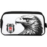 1001 Iki Gözlü Erkek Çocuk Kartal Baskılı Beyaz Okul Kalem Çantası/kalemlik - 26364 - ölçü - tip