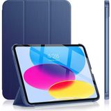 1001 iPad 7/8/9. Nesil Uyumlu 10,2 Inç Kılıf - Uyku Modlu ve Darbeye Dayanıklı Kaplama (Lacivert, I - ebat