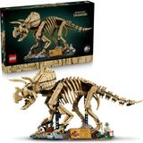 1001 Jurassic World Dinozor Fosilleri: Triceratops 77985 | Yetişkinler Için Minifigür Içeren Koleksi