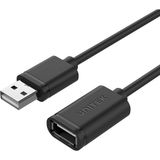 1001 Kablo USB 2.0 A Fiş USB A Soketi/uzatma Kablosu / 1,5 Metre, Siyah/yazıcı, Klavye, Kart Okuyucu V - SECENEK