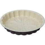 1001 Karbon Çelik 30 cm Yuvarlak Dilimli Tart Turta Kek Kalıbı MT211