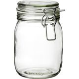 1001 Kavanoz Hava Geçirmez Kilitli Kapağa Sahiptir Contalı Aroma Koruyucu A Kalite 1 Lt 17X12 cm
