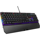 1001 KB-R86 Umbra Siyah USB Rainbow Aydınlatmalı Blue Switch Mekanik Gaming Oyuncu Klavye