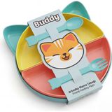 1001 Kitty 7 Parça Mama Tabağı Seti, Bölmeli, Bpa Içermez, Bulaşık Makinesinde Yıkanabilir (Trop - özellık