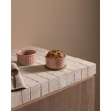 1001 Kleby Kalre 2'li Sufle Kabı - Pudra - 10 cm - seçenek