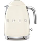 1001 KLF03CREU 50’s Style Retro Kettle 1.7 L 2400W Krem Su Isıtıcı (Ithalatçı Garantili)