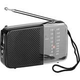 1001 KN-258 Taşınabilir Am/fm Radyo Küçük Boy Cep Radyosu Pilli Radyo Knstar K-258