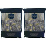 1001 Kolonyalı Mendil 5X10 Doypack Mimoza x 50 (2 Paketi) - Beyaz - Gold