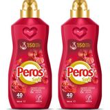 1001 Konsantre Yumuşatıcı Amber Çiçeği & Sandal Ağacı 960 ml (2 Paketi)