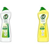 1001 Krem Yüzey Temizleyici Amonyaklı Yağ ve Kireç Sökücü Leke Çıkarıcı 750 Ml(4) Cif Krem Yü