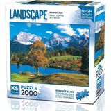 1001 Ks Games 2000 Parça Bavyera Alpleri Puzzle - Sally Curtis
