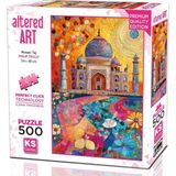 1001 Ks Games 500 Parça Mosaic Tac Mahal (Mosaic Taj) Puzzle - Philip Trulley - 20092