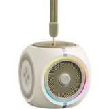 1001 Küp Tasarım Bluetooth Hoparlör, Pembe, Rgb LED Işıklı, Taşınabilir, Stres Çarkı Fonksiyonu