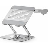 1001 Laptop Stand Karbon Çelik 360° Döner Ergonomik Yükseklik Ayarlı Soğutucu Magsafe Uyumlu Telefo - özellık