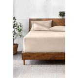 1001 Lastikli & Hipoalerjenik Çarşaf |%100 Pamuk Penye Kumaş | Tek Kişilik 120X200 cm - Ekru, Luxcars
