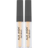 1001 Likit Göz Altı Kapatıcısı - Orta Ten Nötr Cilt Alt Tonu - Liquid Concealer 106 Creamy (2 Paket