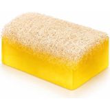 1001 Limon Doğal Kabak Lifli Sabun, Peeling Etkili, Beyazlatıcı, Canlandırıcı Masaj Sabunu