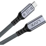 1001 Livx Type C To Type C Usb4.0 240W 40GBPS 8k60hZ Uzatma Kablosu 1 Metre Lcu - Çok Renkli