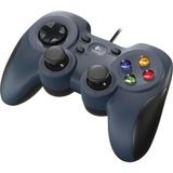 1001 Logitech F310 Kablolu Gamepad, Özel 4 Düğmeli Hassas D-Pad, 1,8 M Kablo Uzunluğu, Lacivert - secenek