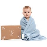 1001 Lttle Dedi ALINA%100 Organik Pamuklu Bebek Battaniyesi Kızlar/erkek Çocuklar Için 80X100 cm - Kun - --