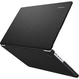 1001 MacBook Pro 16" (M5/m4/m3/m2/m) ile Uyumlu Kılıf Urban Fit Örgü Kumaş Siyah Kapak - ACS04211 (S