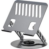 1001 Macbook ve Laptop Standı 360 Derece Dönebilen Boyutu Ayarlanabilir Alüminyum Alaşım Ergonomik T