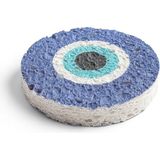 1001 Magic Sponge Şişen Sihirli Sünger Nazar Boncuğu Desenli, Su Ile Temas Ettiğinde Sünger Formun - secenek
