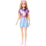 1001 'malibu' Bebek Çıkarılabilir Klasik Elbisesi ve Güneş Gözlüğü Gibi Aksesuarlarıyla Barbie - Ahşap