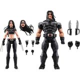 1001 Marvel Legends Serisi X-Force X-23 & Warpath Aksiyon Figürleri, 2'li Paket