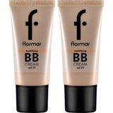 1001 Mattifying Bb Yağlı ve Karma Ciltler Için Nemlendirici Etkili Spf 25 Mat Bitişli Bb Krem No. 002
