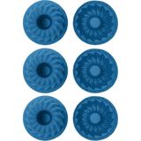 1001 Mavi, Silikon Mini Kek ve Muffin Kalıbı, 7x3 Cm, Bpa Içermez, Fırında Kullanılır, Makinede Y