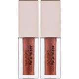 1001 Maxivolumizer Lipgloss 219 - Foxy Red - Kalıcı ve Nemlendirici Ruj - Dolgunlaştırıcı Etki (2 P - ton