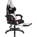 1001 MC-6655B Vanguard Oyuncu Koltuğu Siyah Gri, Ergonomik Gaming Chair, Ayarlanabilir Sırt ve Yüksekl