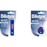 1001 Medplus Stick Onarıcı ve Ferahlatıcı Dudak Bakım Kremi Spf 15 x Blistex Medplus Onarıcı ve Fe
