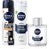 1001 Men Erkek Bakım Seti, Hassas Tıraş Köpüğü 200 Ml,tıraş Sonrası Losyon 100 ml ve Sprey Deod - secenek