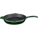 1001 Metal Premium Serisi - Döküm Kızartma Tavası, Yuvarlak, 28 Cm, Majolik Yeşil - secenek