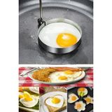 1001 Metalik Daire Şeklinde Omlet Yumurta ve Krep Kalıbı
