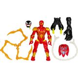 1001 Mixmashers Marvel Iron Spider Özel Spider-Man Karıştır ve Eşleştir Deluxe Aksiyon Figürü ve - Ahşap