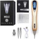 1001 Mole Plexr Pen Gold-Plazma Kalem Seti, Kablosuz Şarj, 10 Iğne, 3 Kartuş
